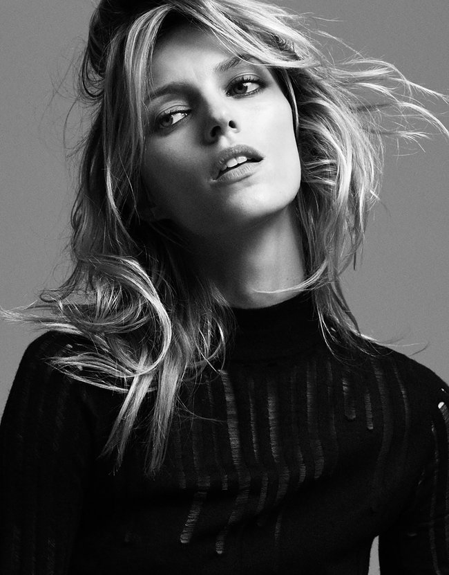 Аня Рубик приоткрыла рот и ждёт пока вылетит птичка — фотки для журнала «Grazia France Magazine Photoshoot» (июнь 2016): anja-rubik-3_Starbeat.ru