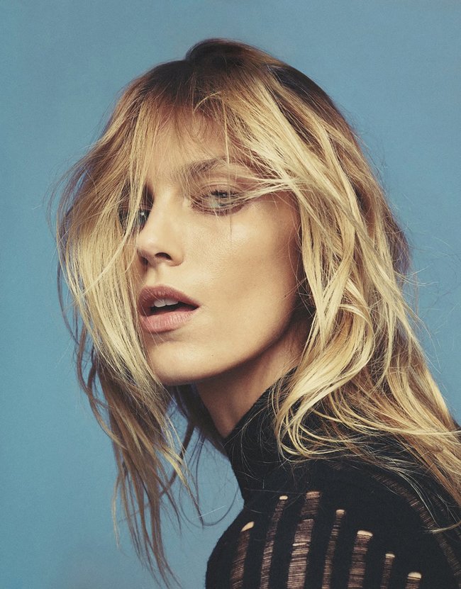 Аня Рубик приоткрыла рот и ждёт пока вылетит птичка — фотки для журнала «Grazia France Magazine Photoshoot» (июнь 2016): anja-rubik-5_Starbeat.ru