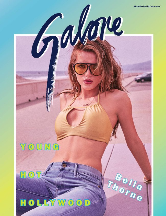 Белла Торн съездила в 80-е для журнала «Galore»: bella-thorne-14-2_Starbeat.ru