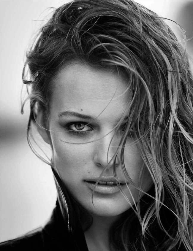 Полуобнажённая Эдита Вилкевичуте и чёрно-белые фото для «Vogue Germany» (июль 2016): edita-vilkeviciute-12_Starbeat.ru