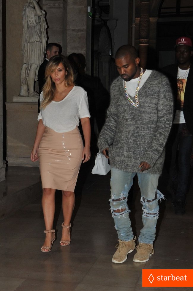 Парижское свидание Канье Уэста и Ким Кардашьян: kim-kardashian-kanye-west-parisian-dinner-date-07_Starbeat.ru