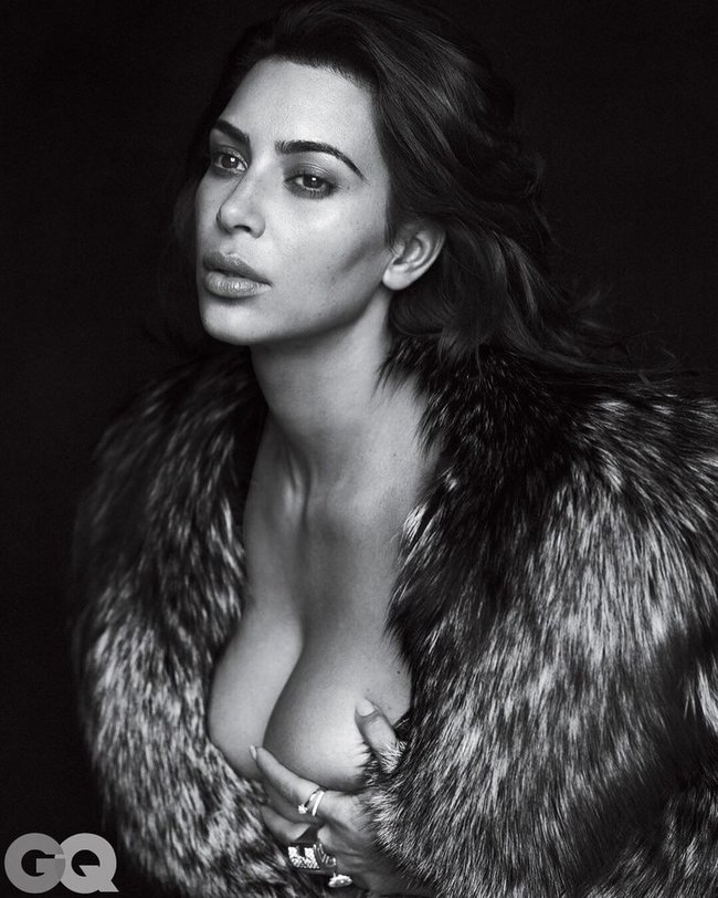 И снова здравствуйте: Ким Кардашан для «GQ Magazine Naked Photoshoot» (июнь 2016): kim-kardashian-2-4_Starbeat.ru