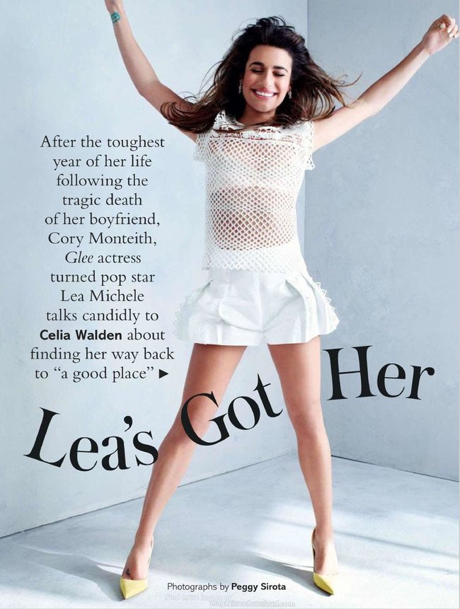 «Glamour UK» в апреле: заводная красотка Леа Мишель: lea-michele-glamour-uk--13_Starbeat.ru