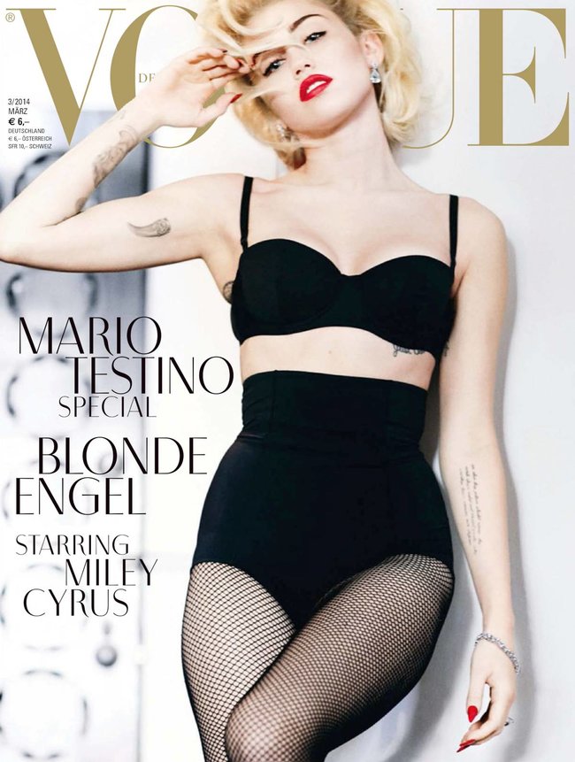 Топлесс-фотосессия в мартовском «Vogue Germany»: Майли Сайрус: miley-cyrus-15_Starbeat.ru