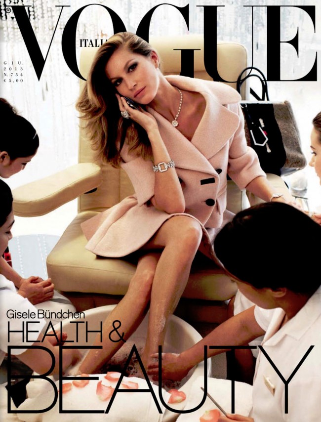 Обзор летних обложек глянцевых журналов 2013: gisele-bundchen-it-1_Starbeat.ru-June-650x854